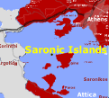 Map of Saronic Islands